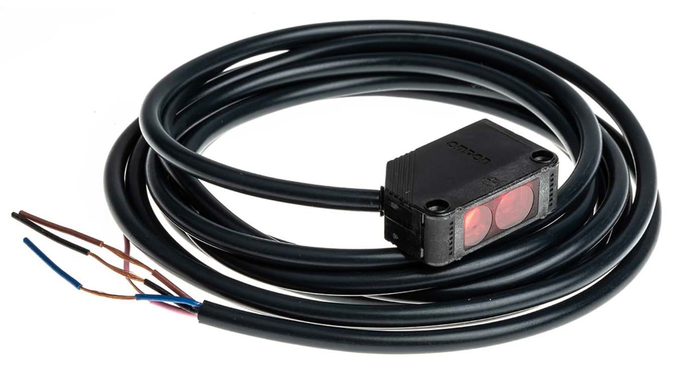 【新品】オムロン アンプ内蔵型光電センサー10個 E3Z-R66 ケーブルセット-