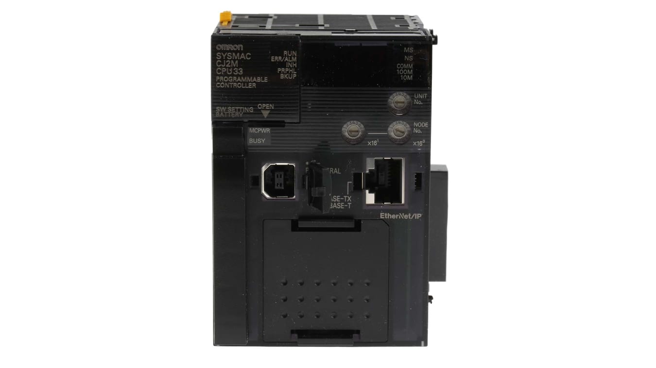 Omron CJ2M PLC CPU, Pulse, For Use With CJ2M Series, Ethernet Networking,  Computer Interface