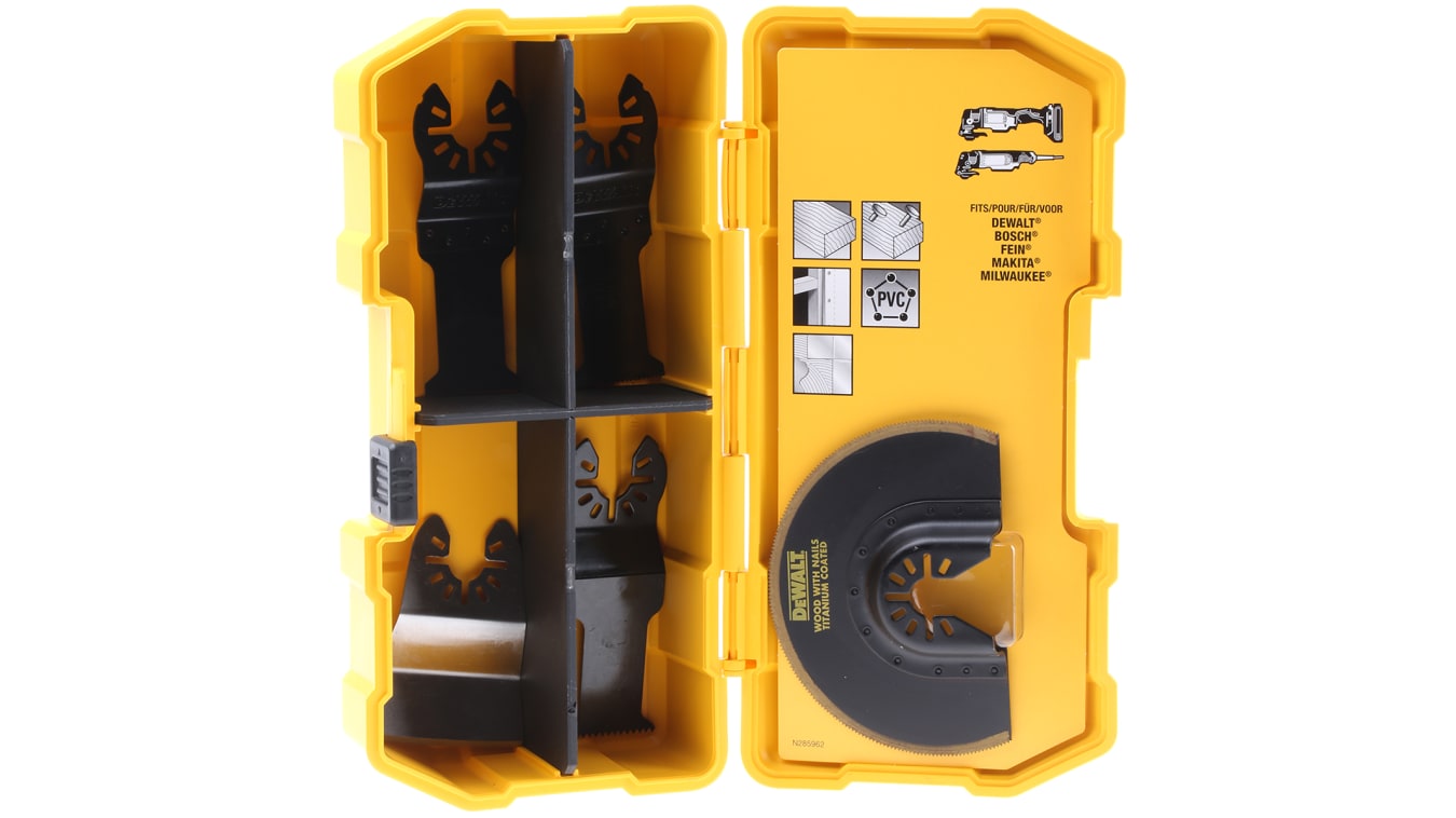 DEWALT 5Piece Blade Set In The Oscillating Tool Accessory Kits