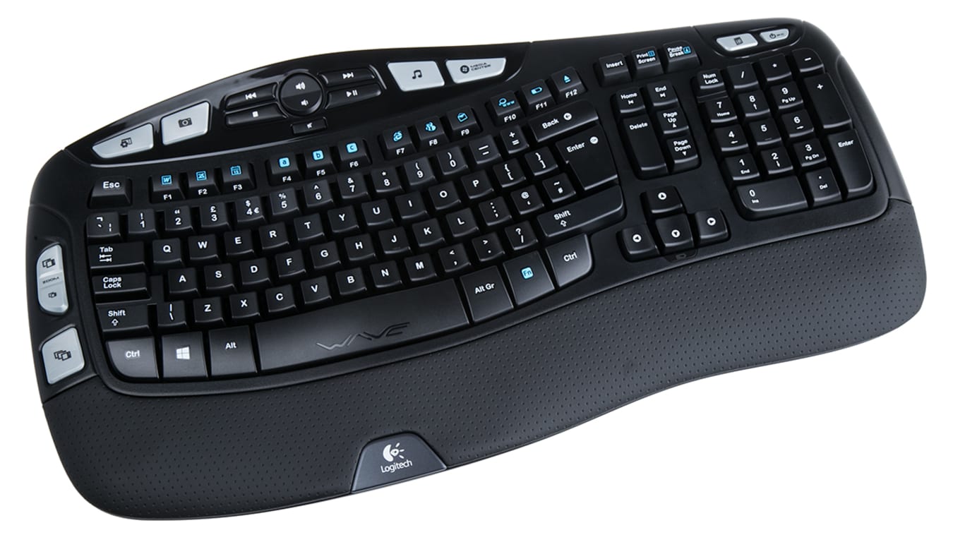 920-004483 | Logitech Tastatur QWERTY (GB) Wireless Schwarz USB | RS