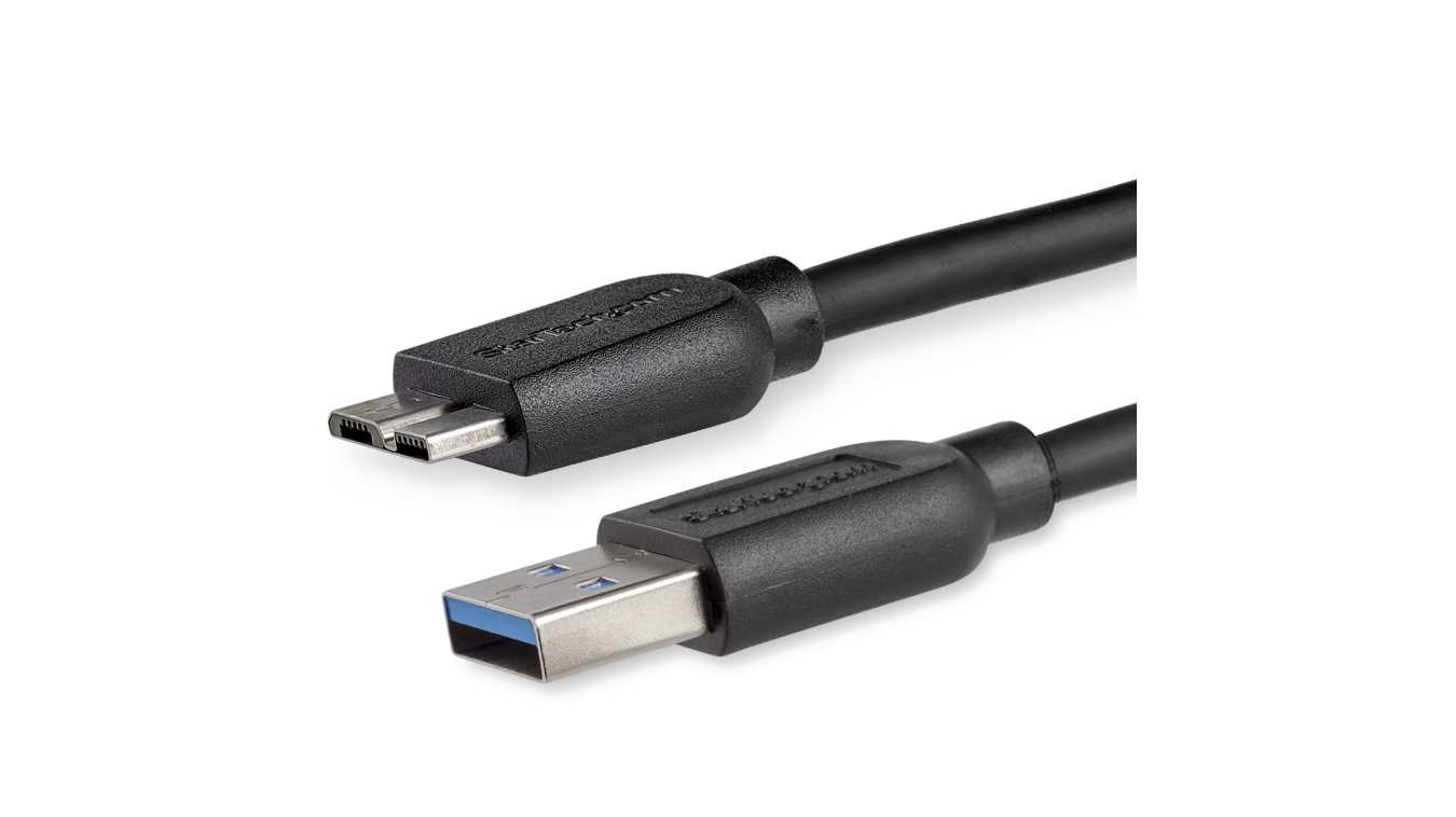 USB3AUB2MS | USB 3.0 Startech, con A. USB A Macho, con B. Micro USB Macho, long. 2m, | RS