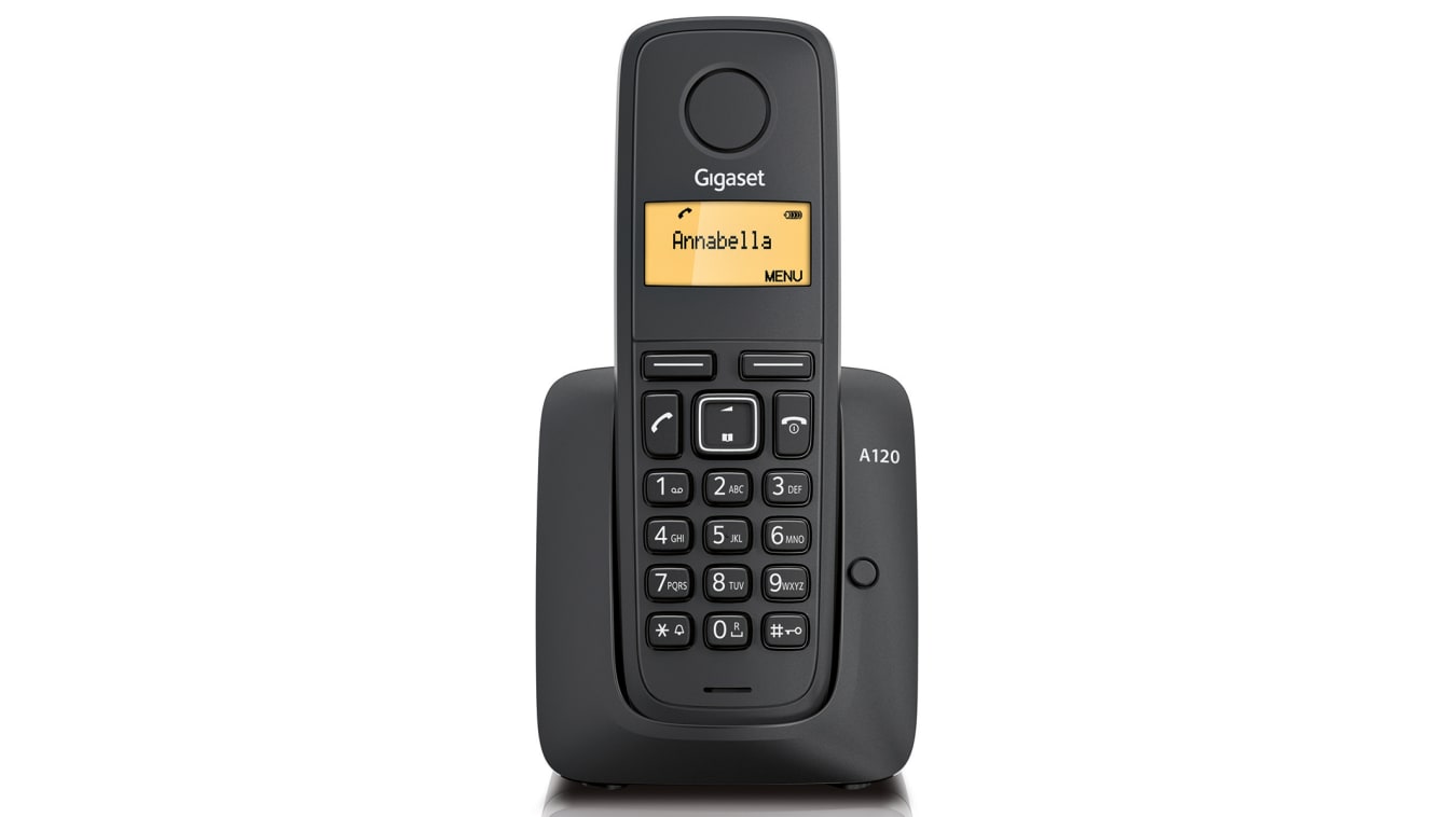 S30852-H2401-L101 | Siemens (A120) Telefon, Vezeték nélküli, Asztali, LCD  kijelzővel G típus – brit 3 érintkezős | RS