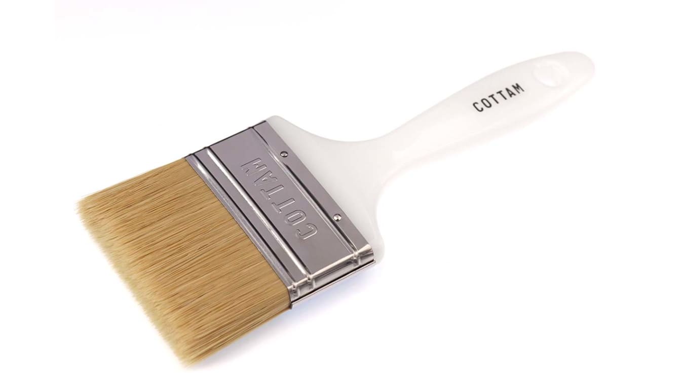 Project Source 3-in Reusable Natural Bristle Flat Paint Brush