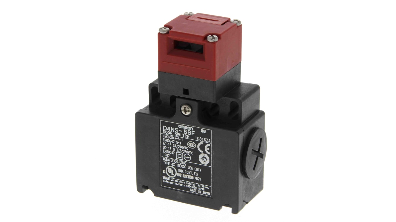 D4NS-5AF | Omron D4NS Safety Interlock Switch, 1NC/1NO, Keyed | RS