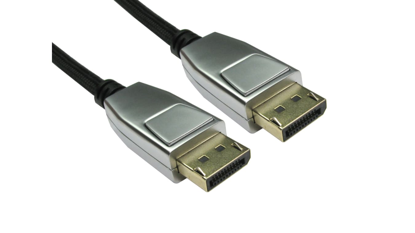 RS PRO Male DisplayPort to Male DisplayPort Cable, 4K, 3m | RS