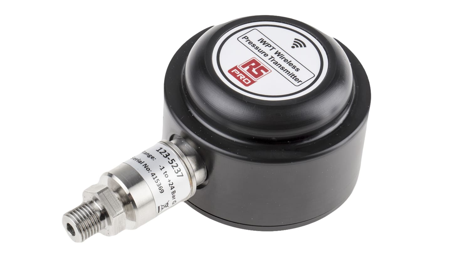 Rs Pro Wireless Pressure Transducer For Air Hydraulic Fluid Liquid Non Aggressive Gas Oil Water 24bar Max Rs Components