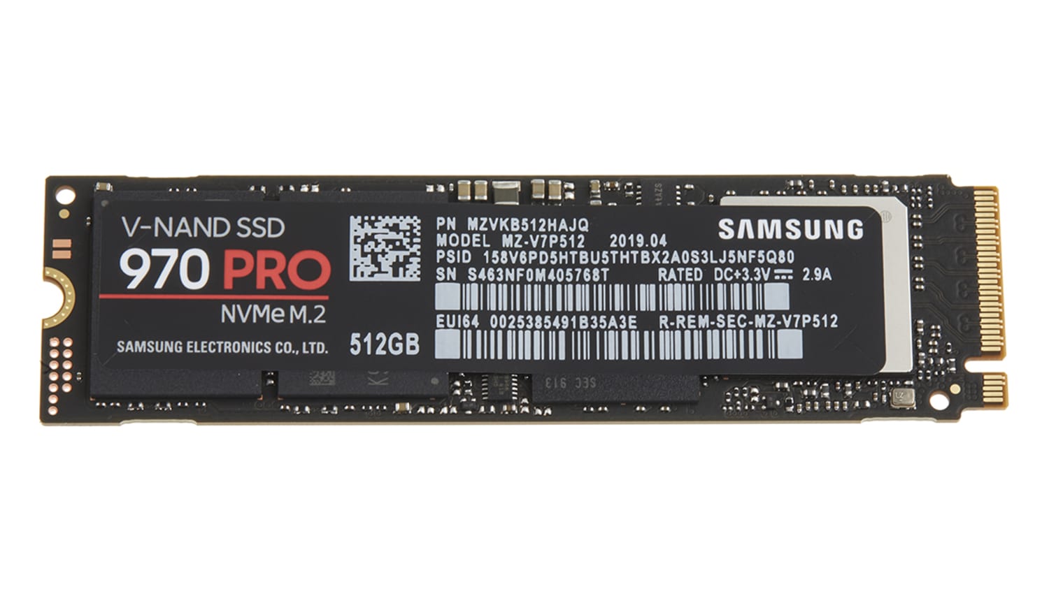 samsung 970 pro m 2 512 gb ssd hard drive