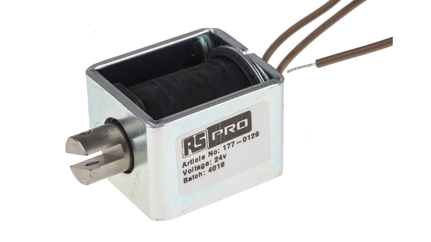 Rs Pro Linear Solenoid 24 V 44 X 32 X 38 Mm Rs Components