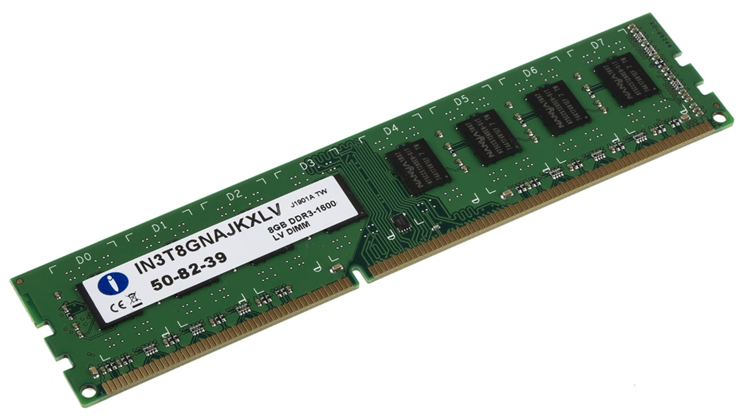 IN3T8GNAJKXLV | Integral Memory 8 GB DDR3 RAM 1600MHz DIMM 1.35V | RS  Components
