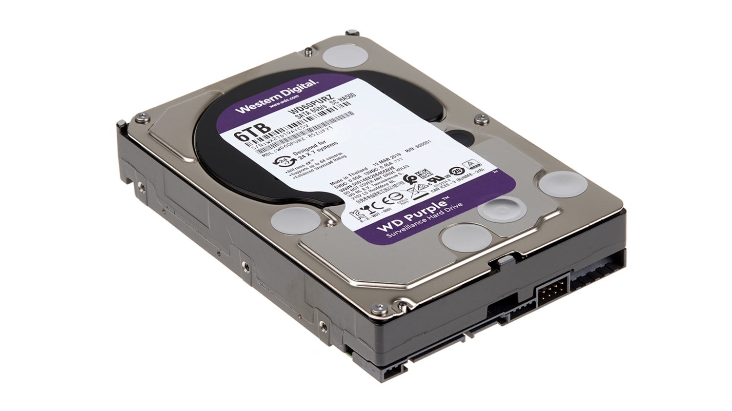 Wd60purz Western Digital 6 Tb Internal Hard Drive Rs Components