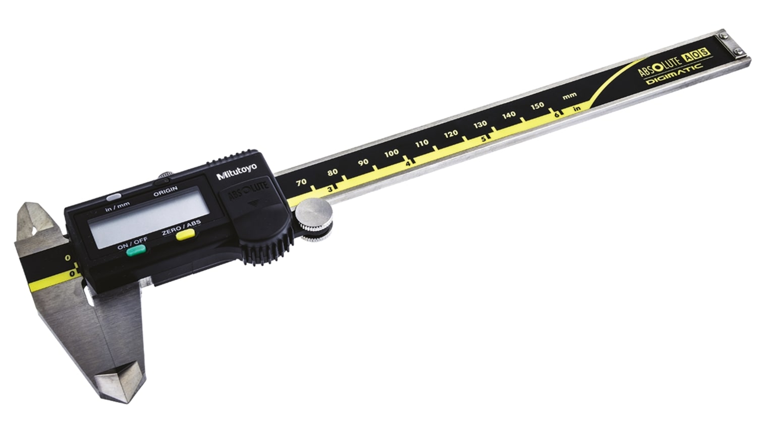 500 196 30 Mitutoyo 150mm Digital Caliper 0 01 Mm Metric Imperial Rs Components