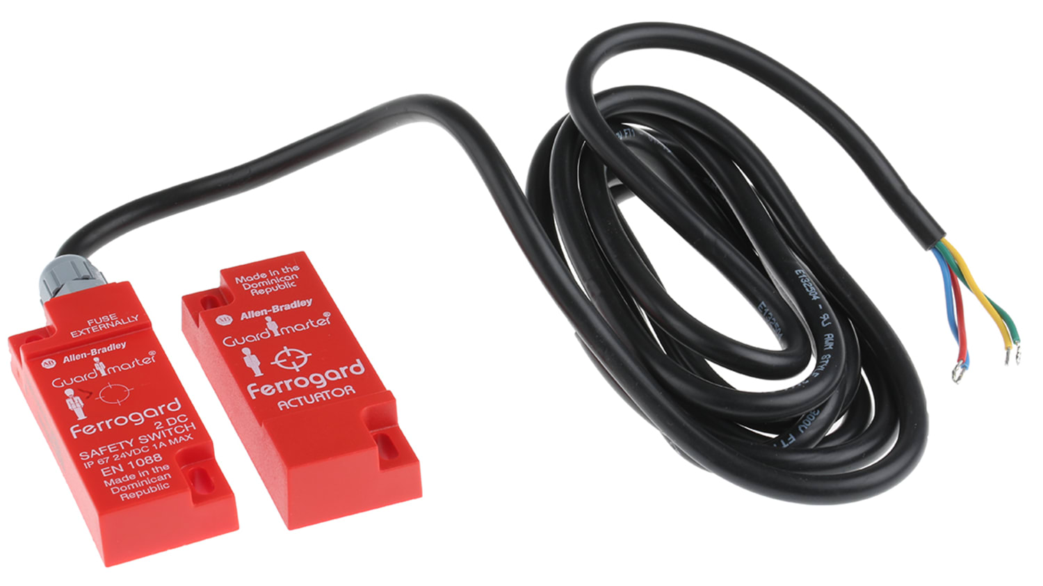 440n G092 Allen Bradley Guardmaster Ferrogard 440n Magnetic Safety Non Contact Switch 24 V Dc Nc Plastic 2m Cable Rs Components