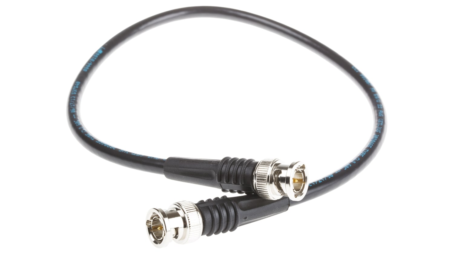 1337775 2 Cable Coaxial Rg59 Te Connectivity Avec Connecteur Bnc Male 500mm Rs Components