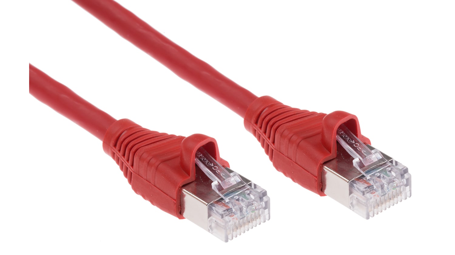 1711096 2 Red Amp Cat6 Rj45 Utp Patch Lead 2m Rs Components