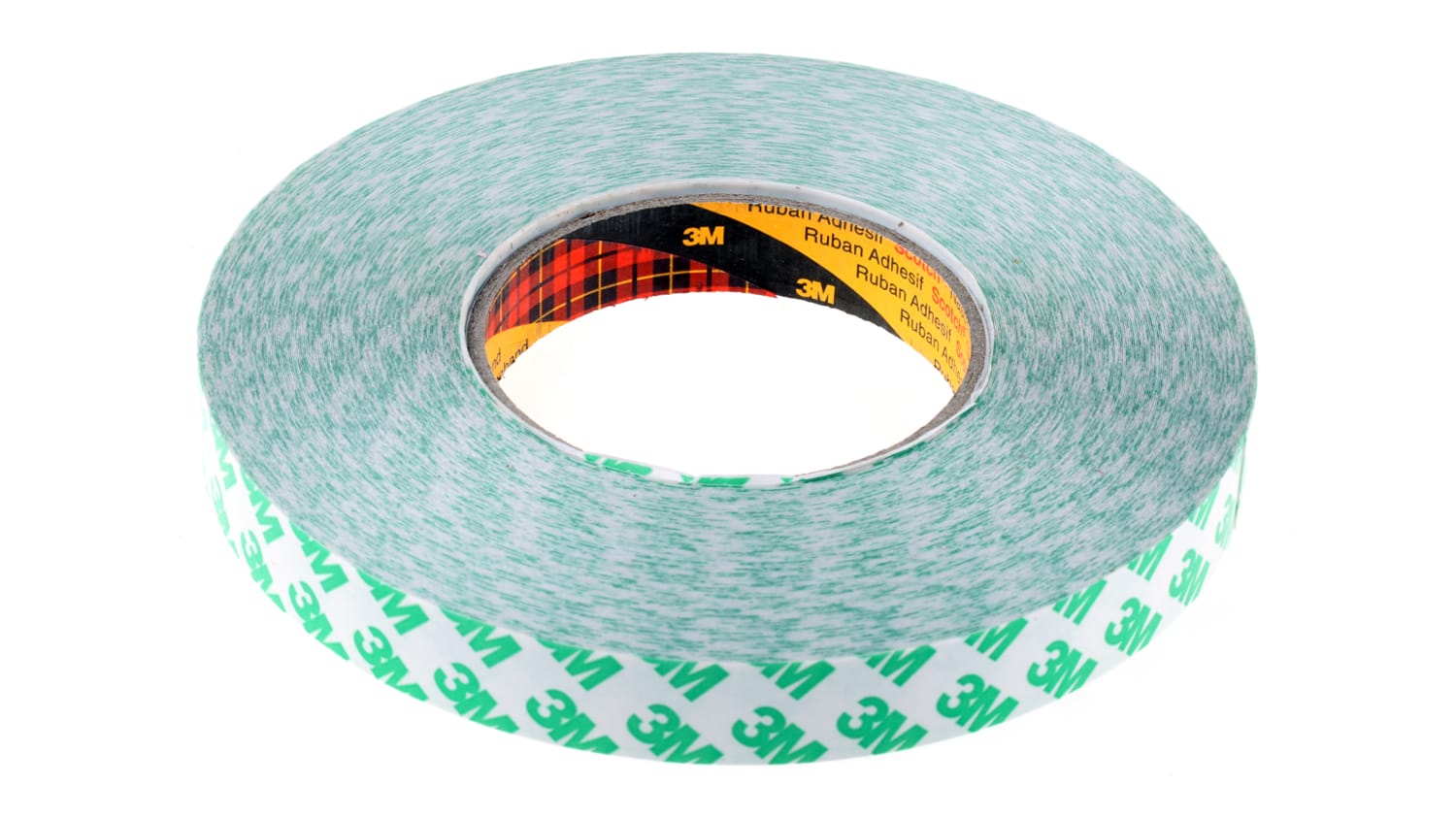 9087 19mmx50m 3m 9087 White Double Sided Plastic Tape 19mm X 50m Rs Components