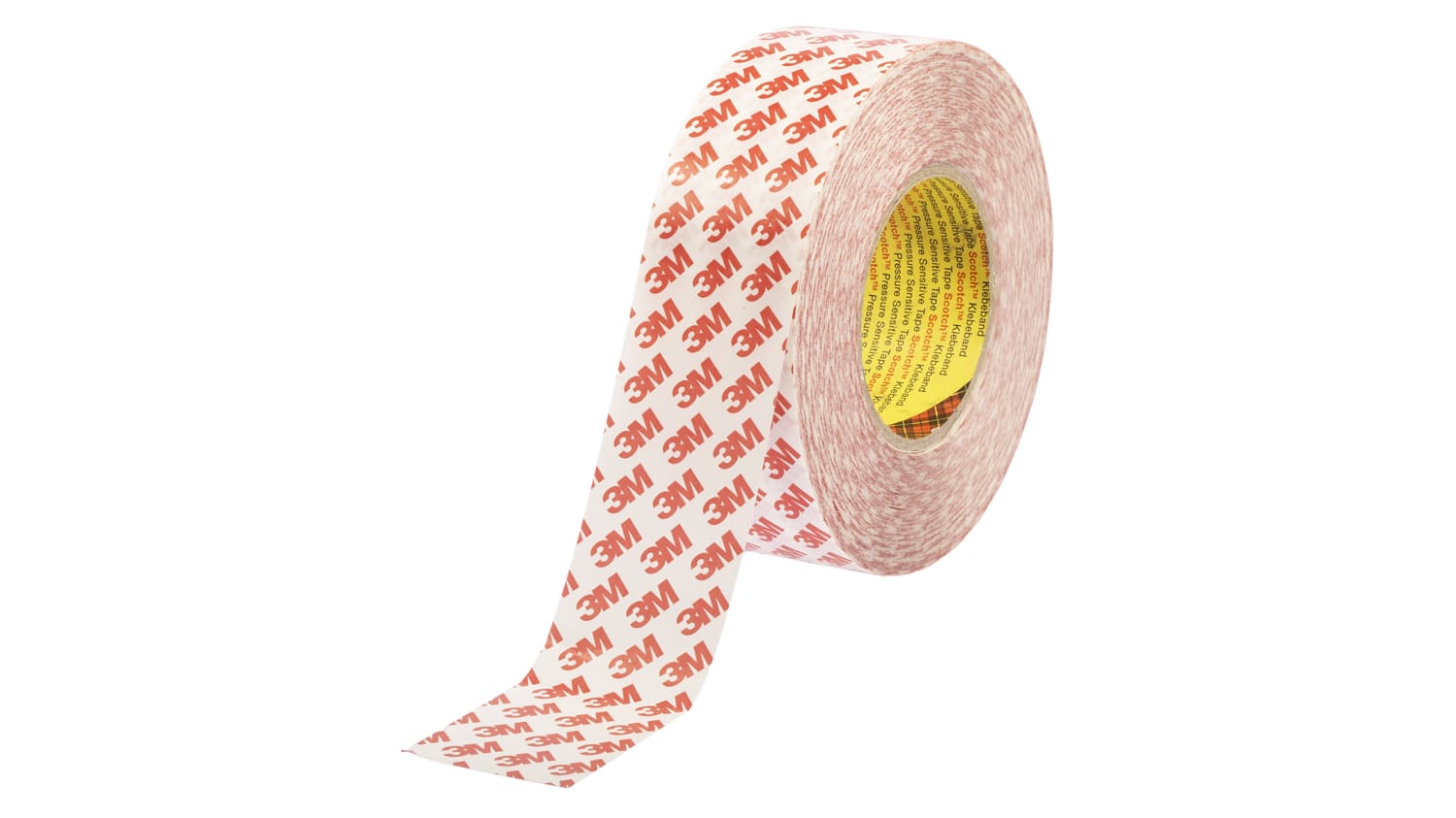 90 50mmx50m 3m 90 White Double Sided Plastic Tape 50mm X 50m Rs Components
