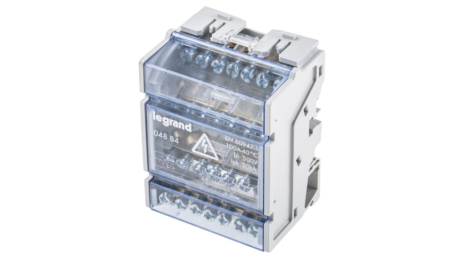 0 048 84 Modulo D Interfaccia Legrand Montaggio Guida Din 4 Poli 400 V 100a Rs Components