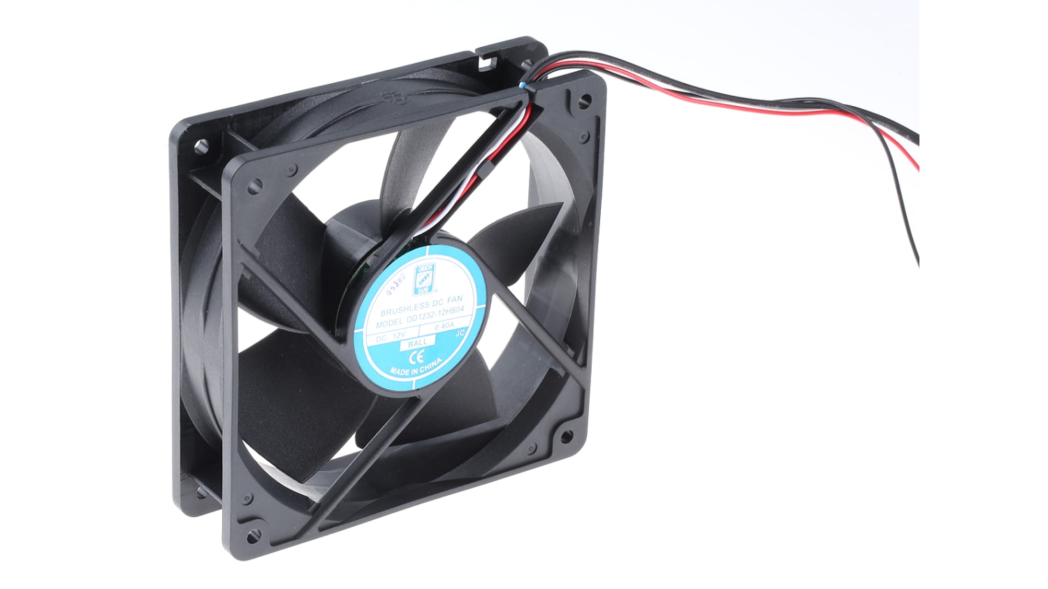 Rs Pro 12 V Dc Dc Axial Fan 120 X 120 X 32mm 203 9m H 4 8w Rs Components