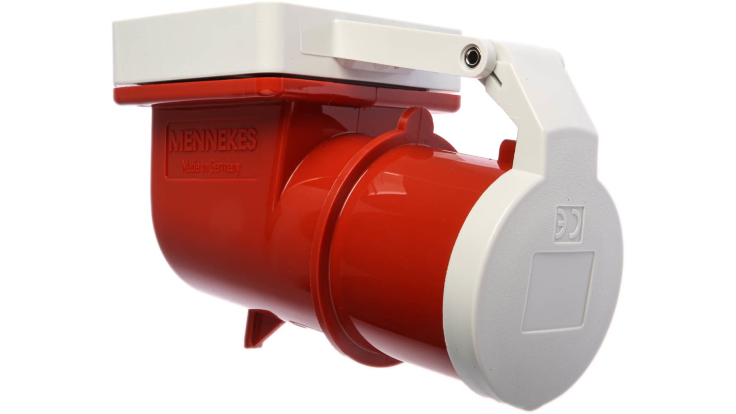 412rs Mennekes Leistungssteckverbinder Stecker Rot 5p 400 V 32 0a Tafelmontage Rs Components