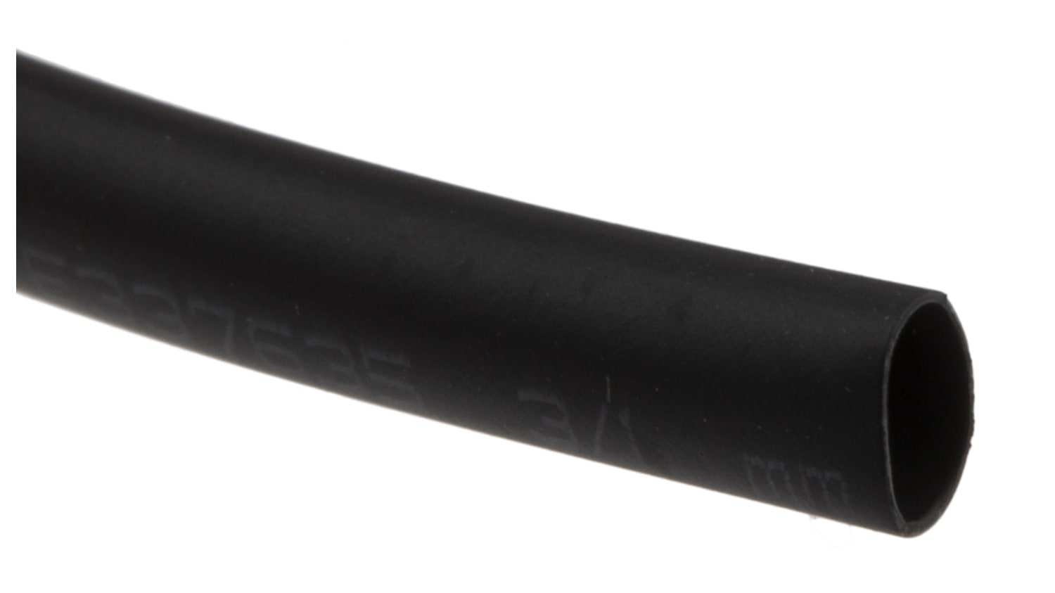 Fp301 3 8 6 Black 3m Heat Shrink Tubing Black 9 5mm Sleeve Dia X 15cm Length 2 1 Ratio Rs Components