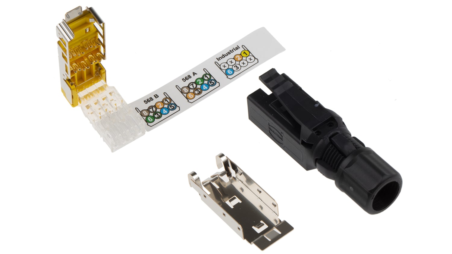 09451511560 Harting Rj Industrial Male Cat6 Rj45 Connector Rs Components