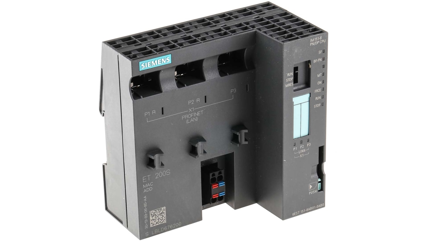 6es7151 8ab01 0ab0 Siemens Plc I O Module For Use With Em 0 Series 119 5 X 1 X 75 Mm 24 V Dc Simatic Rs Components