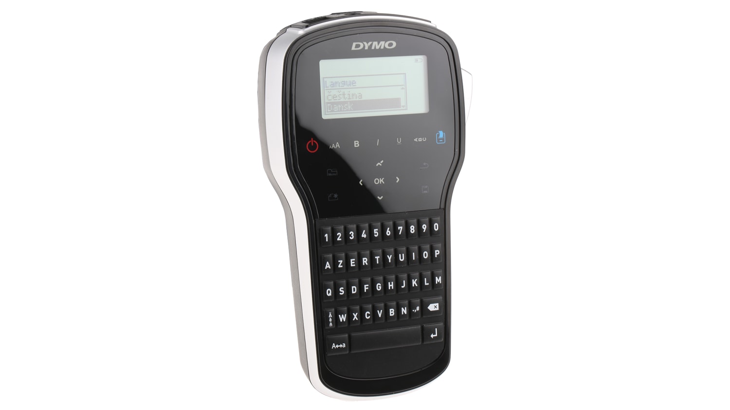 S0968950 Dymo Labelmanager 280 Handheld Label Printer With Azerty Keyboard Euro Plug Rs Components