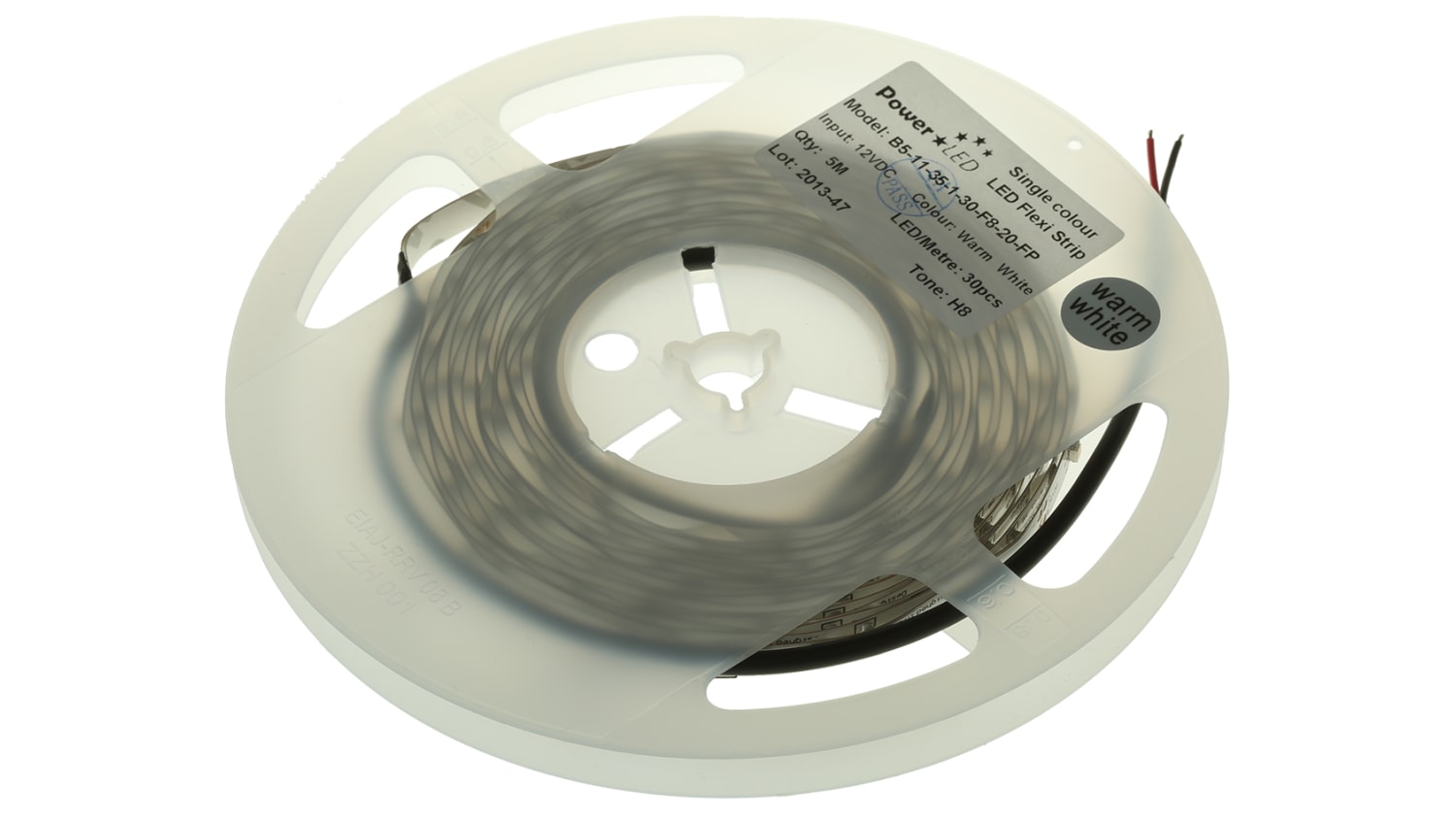 Powerled White Led Strip 5m 12v F8 W3528 12 30 Ip Rs Components