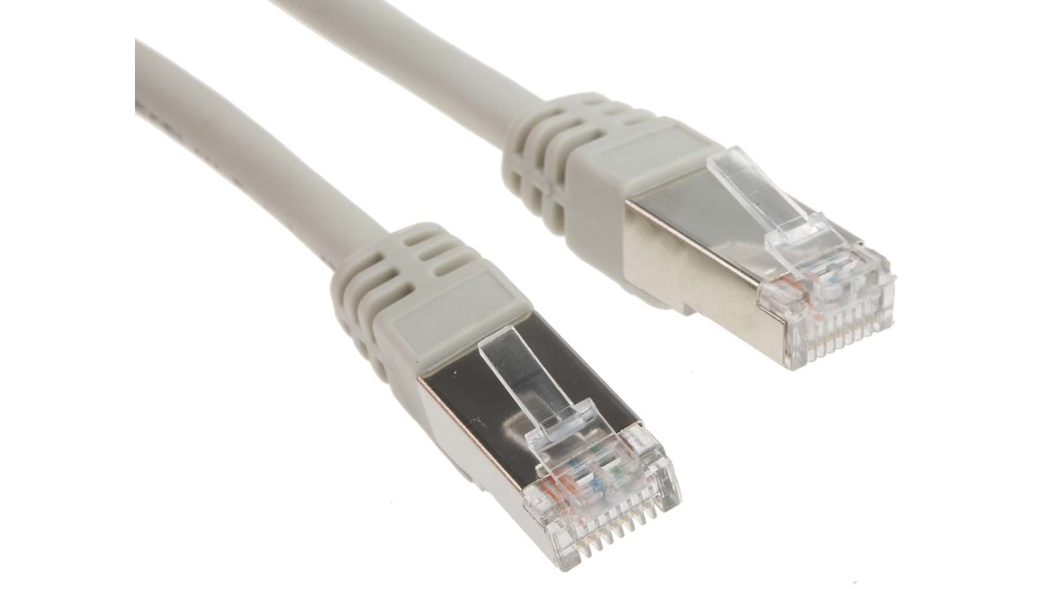 Cable Cat 6 Avec Connecteur Ftp Gaine Lszh Gris 15m Rs Components
