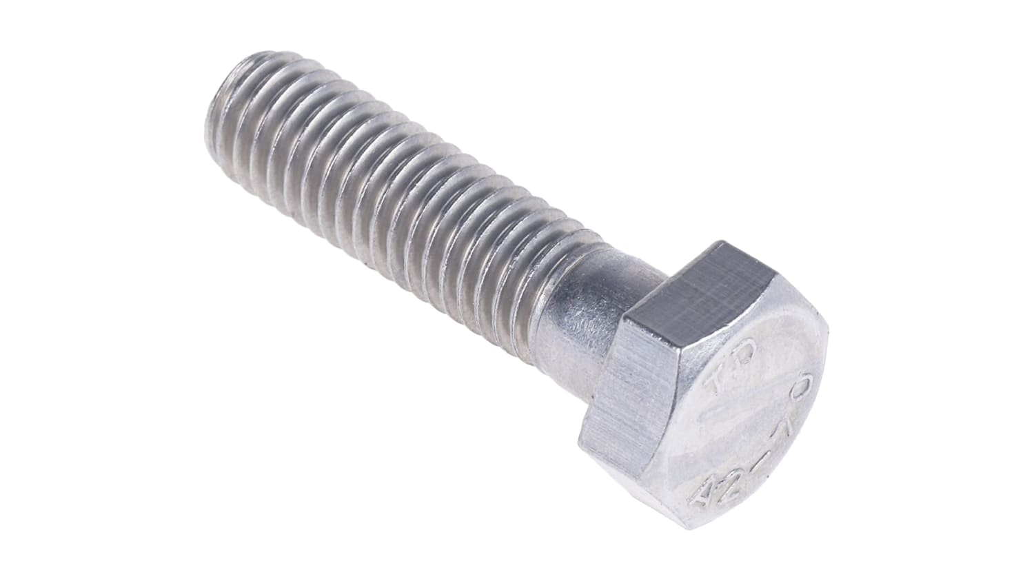 metalen hanger grip Plain Stainless Steel, Hex Bolt, M8 x 30mm | RS Components