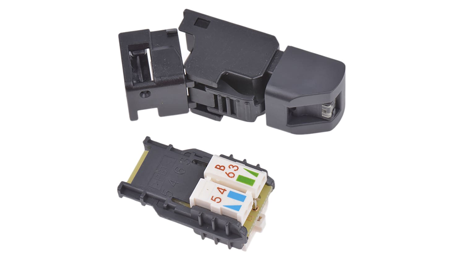J00026A3113 | Conector RJ45 Telegartner J00026A3113, Vías: 8P8C, Cat6a, No  apantallado, Recto, Montaje de Cable, Macho, Serie UFP8 | RS Components