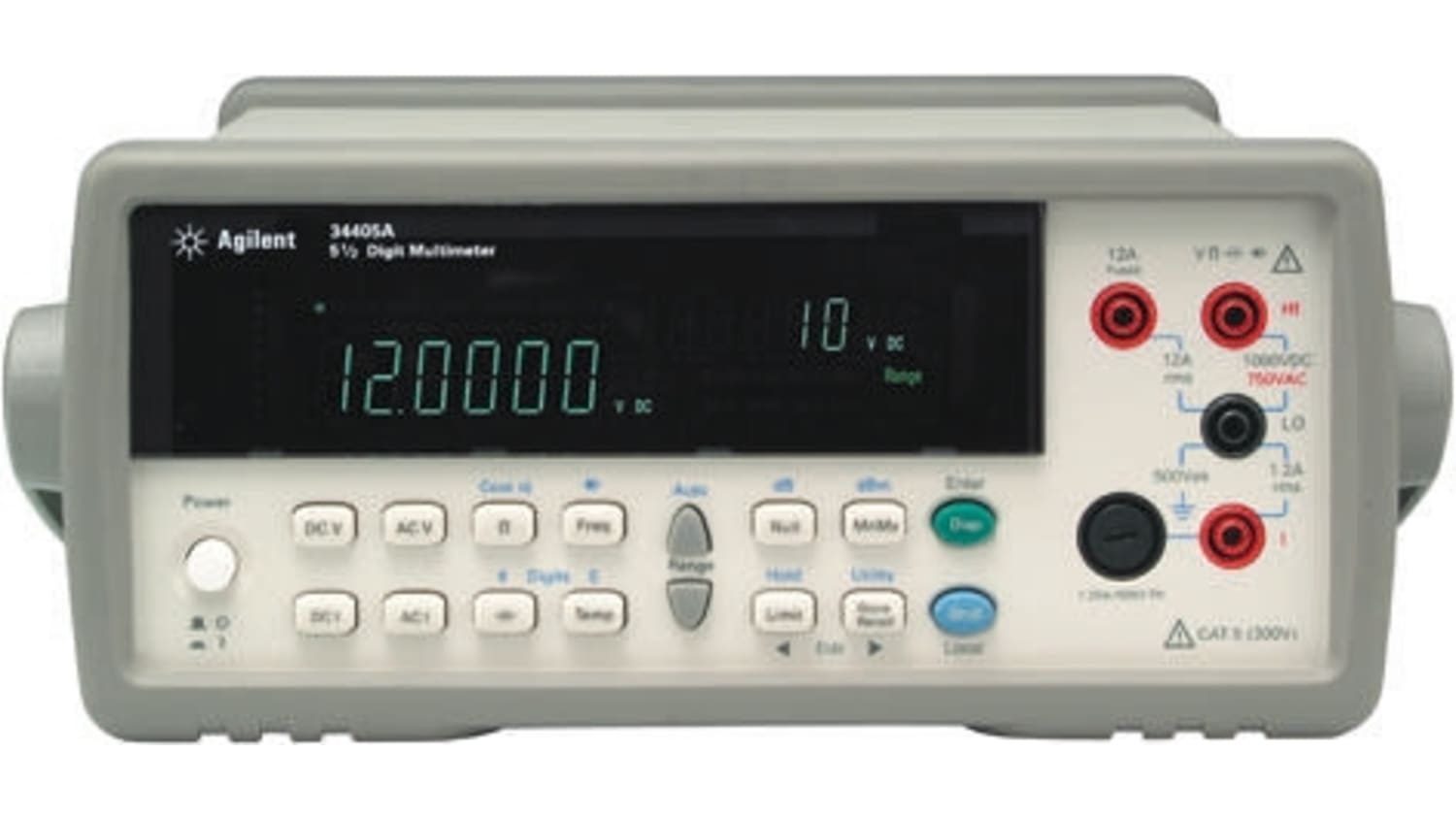 multimetre numerique 34405a agilent technologies de table 750v c a 10a c a rs components