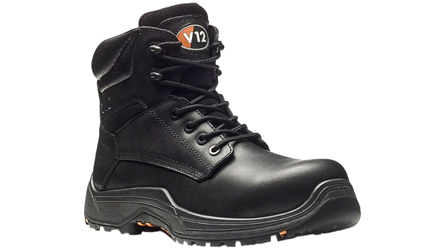 V6863 01 06 V12 Footwear 安全靴 黒 ブーツタイプ日本サイズ25cm Uk6 Rs Components