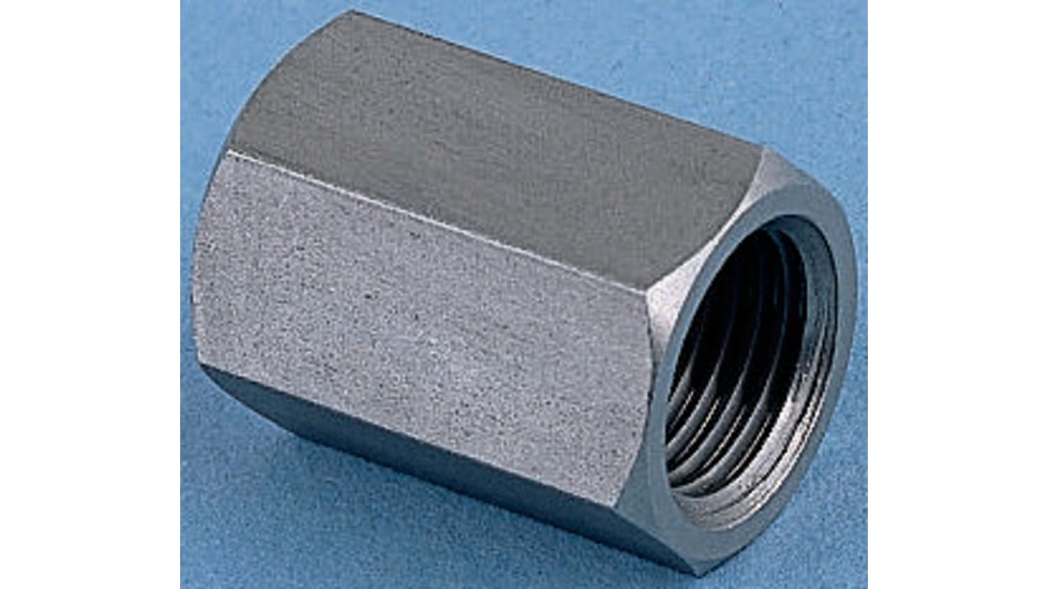 1855 17 17 Legris Stainless Steel Hexagon Straight Coupler 3 8in G P Female X 3 8in G P Female Rs Components