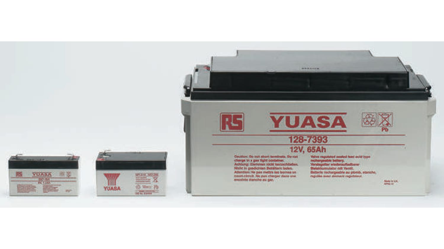 12v Yuasa Np2 1 12fr Sealed Lead Acid Battery 2 1ah Rs Components