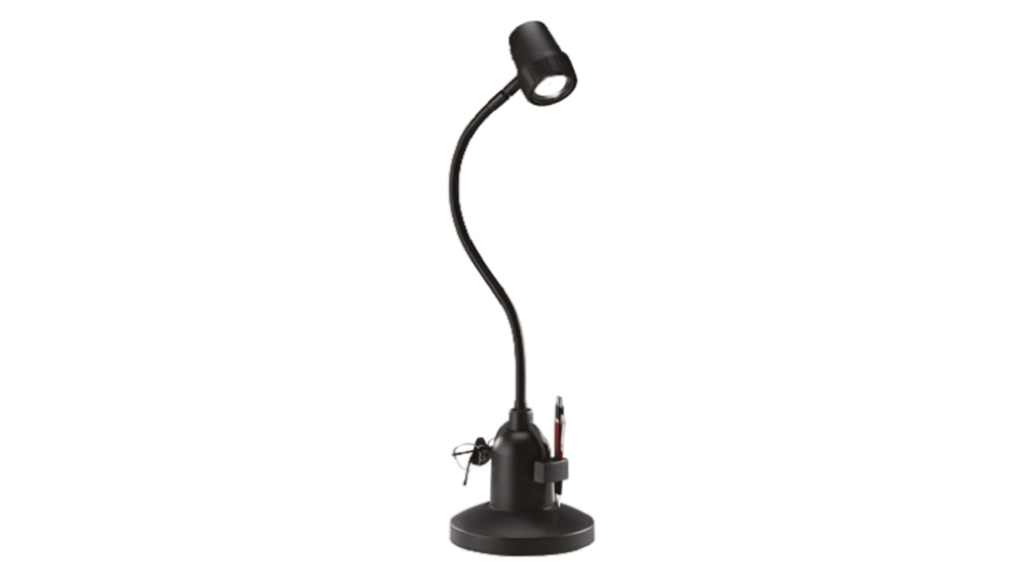 780031 Serious Led Desk Lamp 5 W Reach 500mm Flexible Black 110 240 V Lamp Included Rs Components