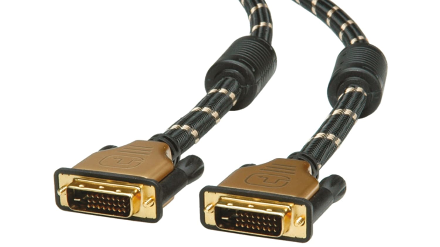 11 04 5513 10 Roline Dual Link Dvi D To Dvi D Cable Male To Male 3m Rs Components