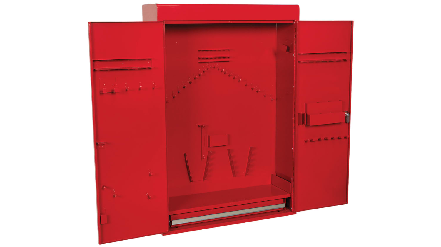 Rs Pro 1 Drawer Heavy Gauge Steelwall Mount Tool Cabinet 900mm X 195mm X 615mm Rs Components
