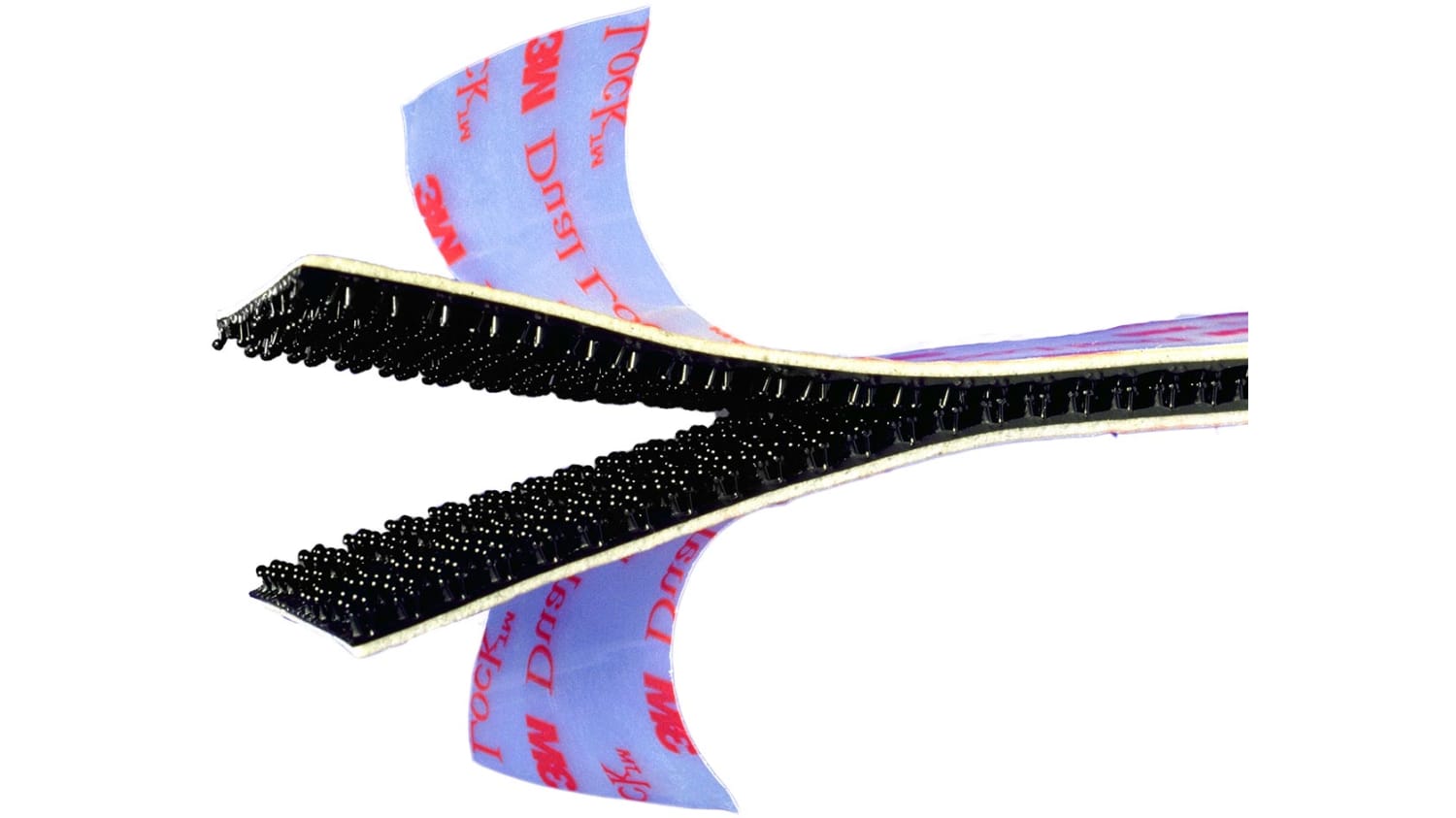 3m sj3550 25 4mm x 45 7m 3m dual lock sj3550 black hook loop tape 25 4mm x 45 7m rs components