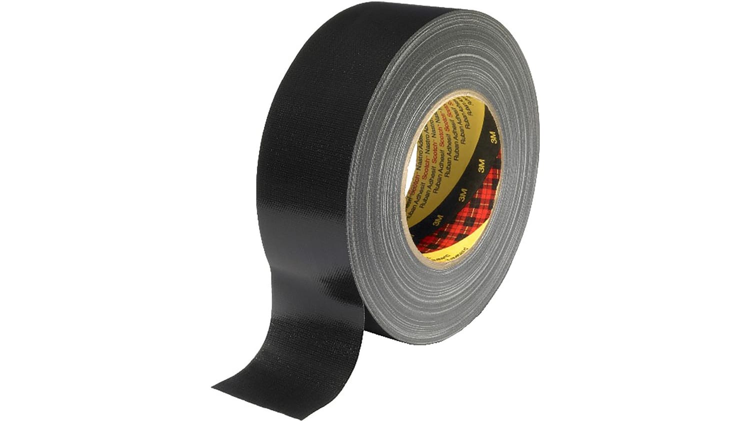 389 50mx100mm 3m Scotch 389 Acrylic Coated Black Duct Tape 100mm X 50m 0 26mm Thick Rs Components