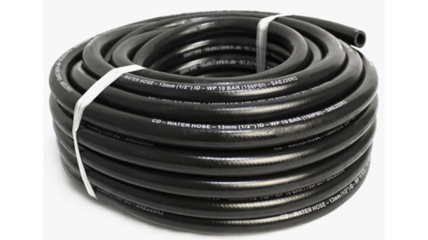 Rs Pro 20m Long Black Hose Pipe Applications Automotive Heater Hose Hot Water 13mm Inner Diam Rs Components