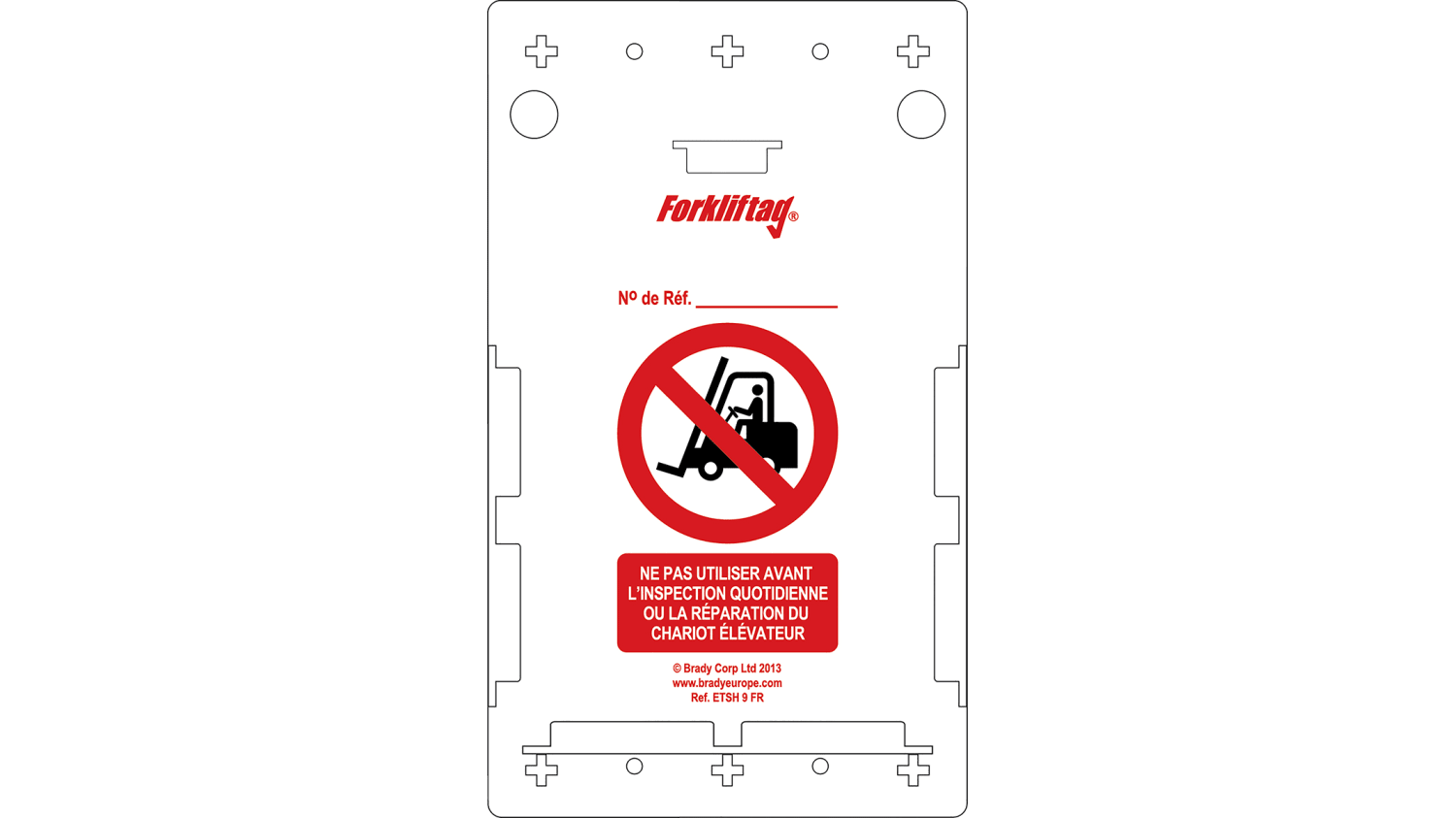 Flt Fr Etsh V2 A Brady Forklift Tag Rs Components