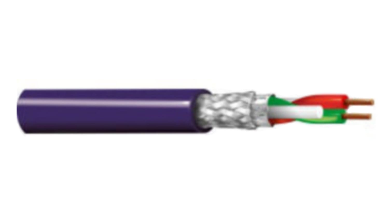 70101nh Belden 2 Core Screened Profibus Cable Iec 60332 1 2 Purple 500m Reel Rs Components