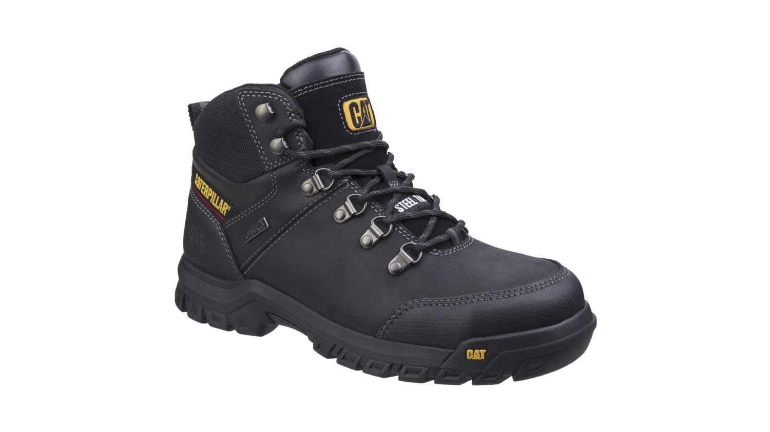 Framework Black 9 Caterpillar Framework Black Steel Toe Cap Safety Boots Uk 9 Rs Components