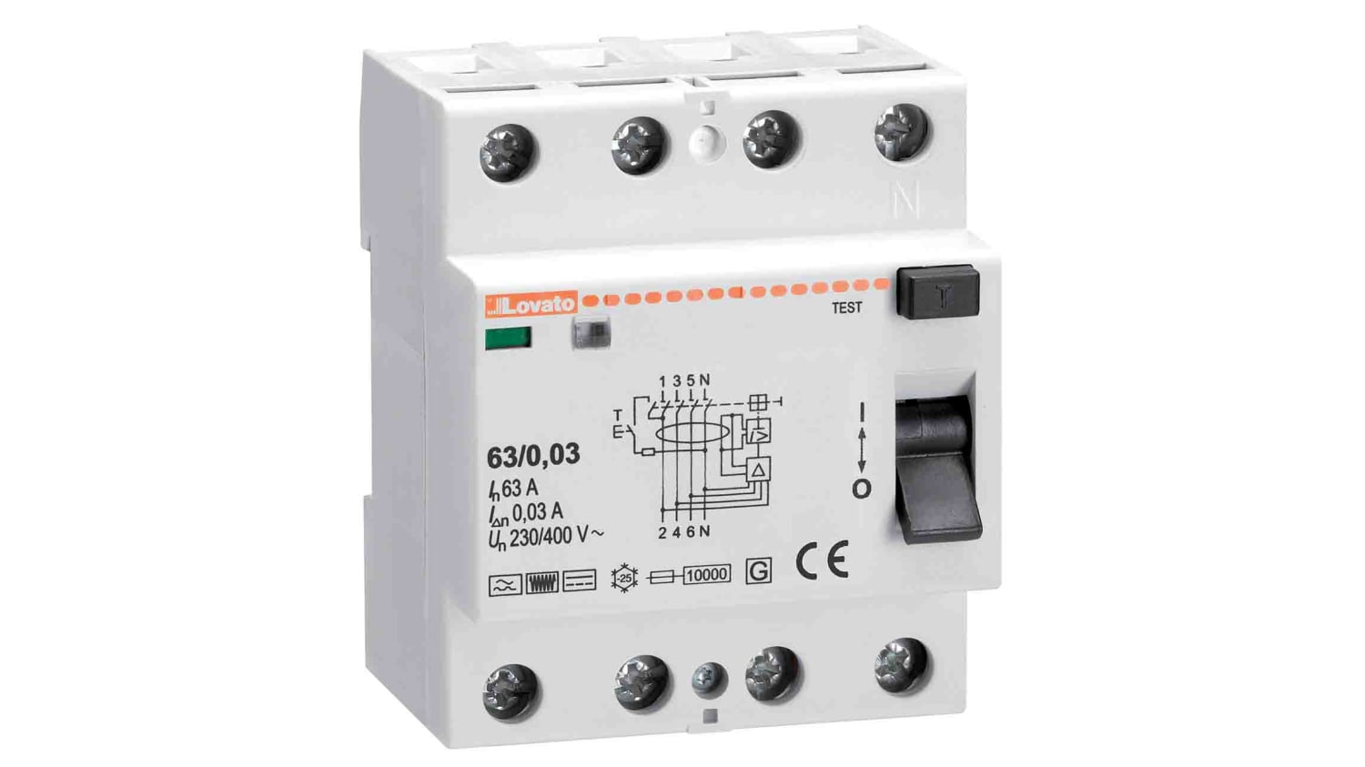 P1rc4p63b300 Lovato 3 N Rcd Rs Components