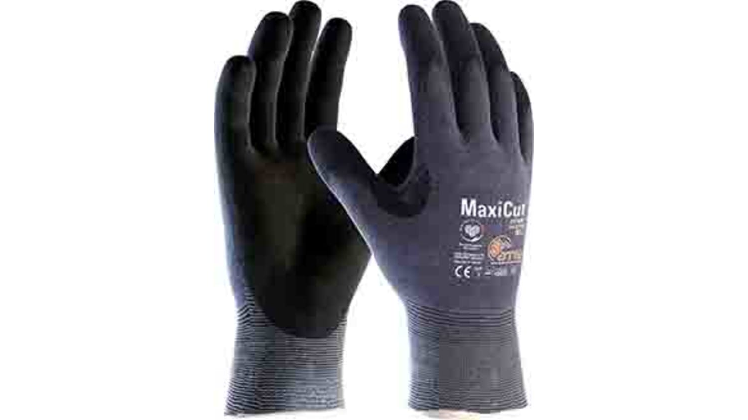 GANT MAXICUT ULTRA 44 3745 - T08 | Gants de manutention ATG MaxiCut Bleu  taille 8 en Revêtement en mousse | RS Components