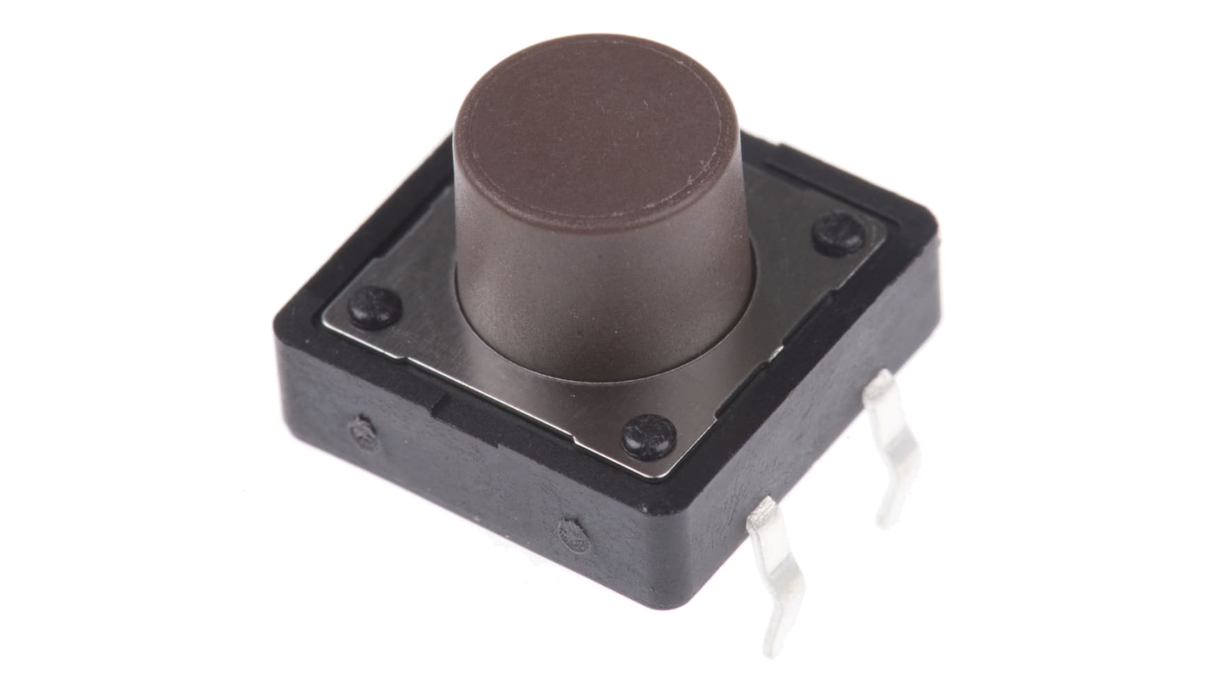 apem 棕色 柱塞 轻触式开关 dts25nv, 单刀单掷, 50 ma @ 12 v 直流