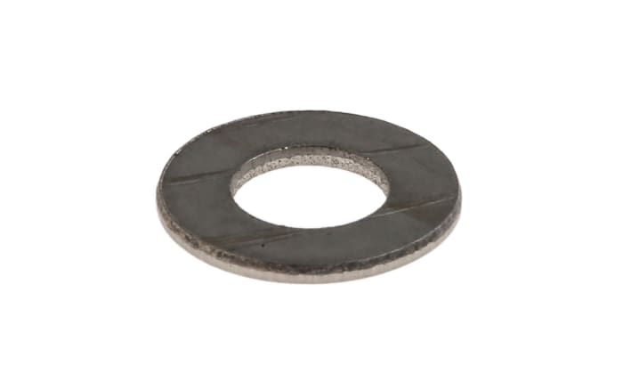 RS PRO Paslanmaz Çelik Düz Rondela/Pul M4 (Form A), İç Çap: 4,3mm, Kalınlık: 0,8mm A4 316