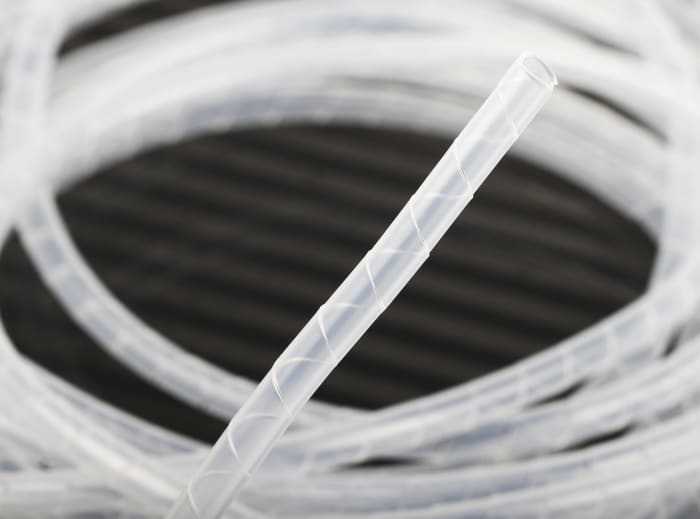33ft Wire Spiral Wrap - Polyethylene Cable Management For Electrical Wires & Bundles