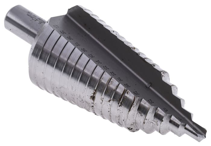 RS PRO HSS Step Drill Bit 6mm x 40mm